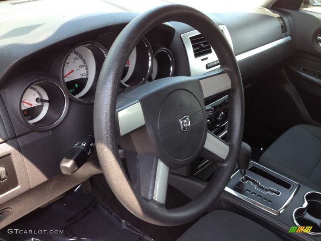 2010 Charger SXT - Brilliant Black Crystal Pearl / Dark Slate Gray photo #18