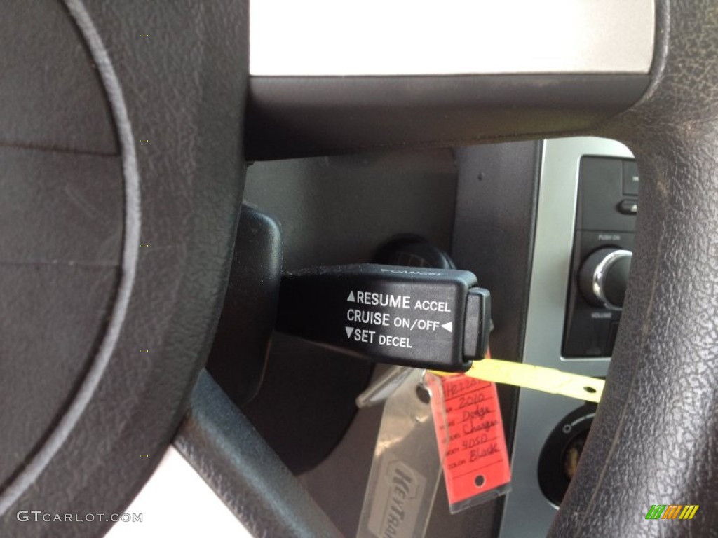 2010 Charger SXT - Brilliant Black Crystal Pearl / Dark Slate Gray photo #21