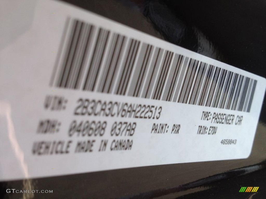 2010 Charger SXT - Brilliant Black Crystal Pearl / Dark Slate Gray photo #25