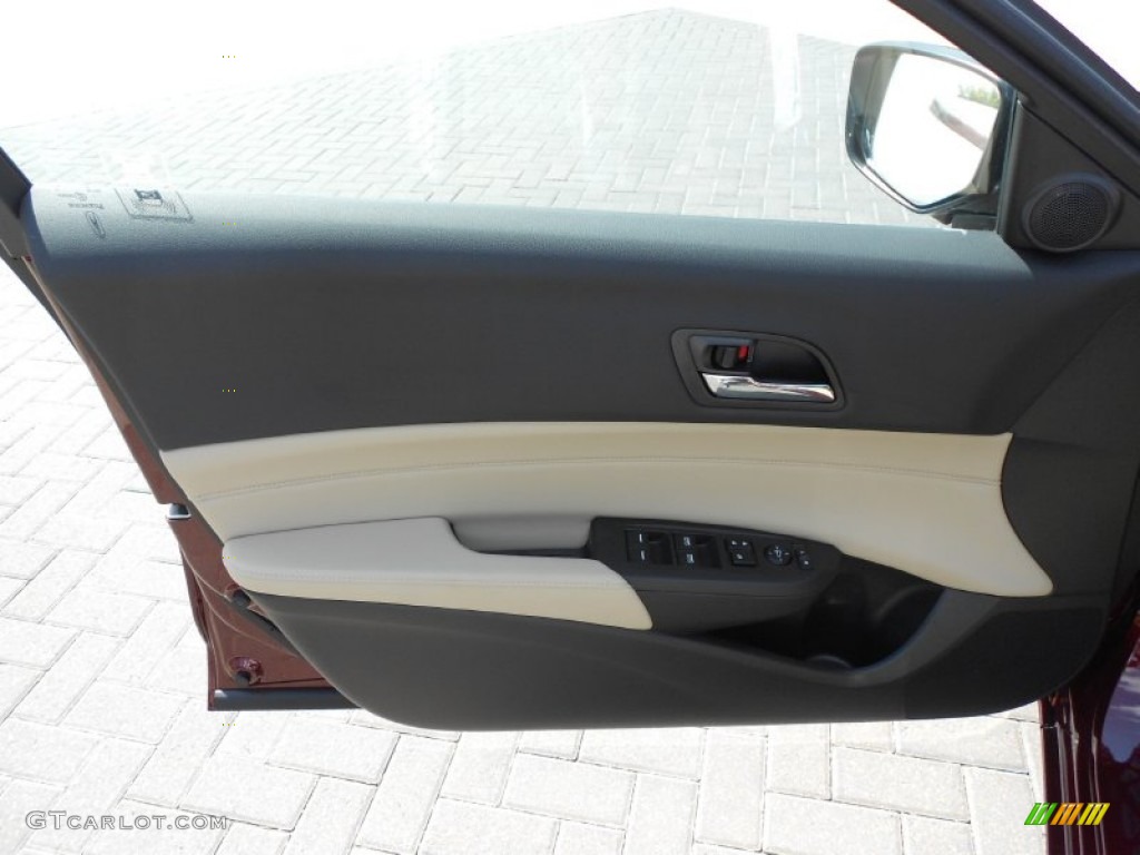 2013 Acura ILX 2.0L Technology Parchment Door Panel Photo #65820323