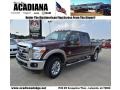 2011 Royal Red Metallic Ford F250 Super Duty Lariat Crew Cab 4x4  photo #1