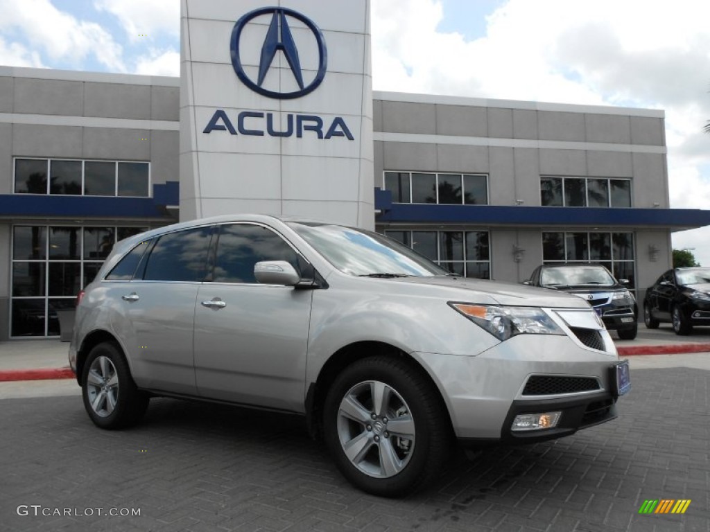 2012 MDX SH-AWD Technology - Palladium Metallic / Taupe photo #1