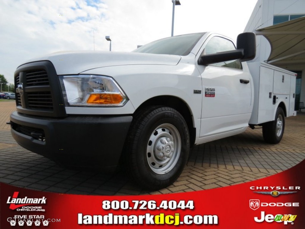 2012 Ram 2500 HD ST Regular Cab Utility Truck - Bright White / Dark Slate/Medium Graystone photo #1