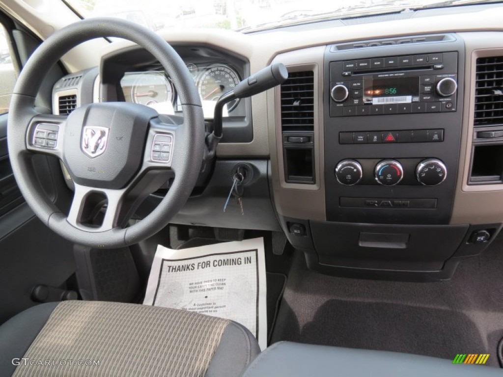 2012 Dodge Ram 2500 HD ST Regular Cab Utility Truck Dark Slate/Medium Graystone Dashboard Photo #65822219