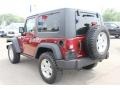 2010 Red Rock Crystal Pearl Jeep Wrangler Rubicon 4x4  photo #11