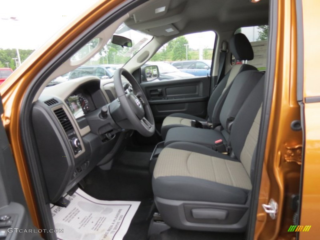 2012 Ram 1500 Express Crew Cab - Tequila Sunrise Pearl / Dark Slate Gray/Medium Graystone photo #7