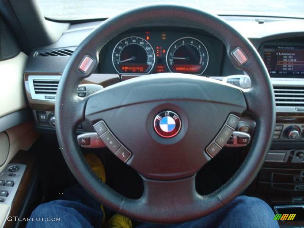 2006 7 Series 750i Sedan - Alpine White / Black/Cream Beige photo #41