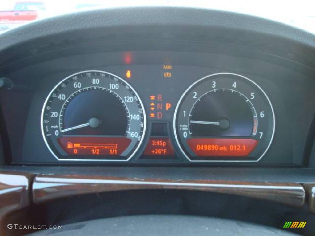 2006 7 Series 750i Sedan - Alpine White / Black/Cream Beige photo #45