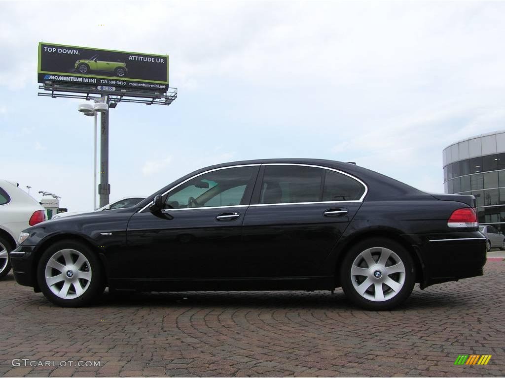 2006 7 Series 750i Sedan - Monaco Blue Metallic / Dark Beige/Beige III photo #2