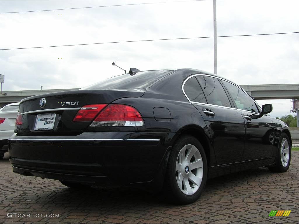 2006 7 Series 750i Sedan - Monaco Blue Metallic / Dark Beige/Beige III photo #5
