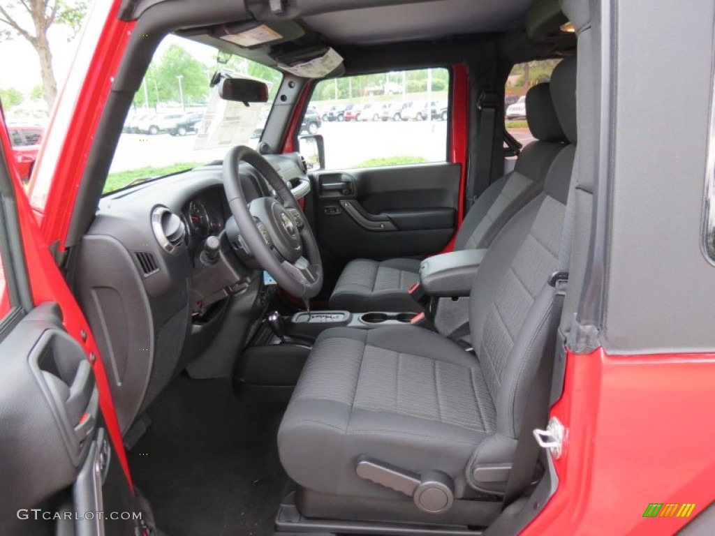 2012 Wrangler Sport S 4x4 - Flame Red / Black photo #7