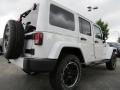 2012 Bright White Jeep Wrangler Unlimited Sahara 4x4  photo #3