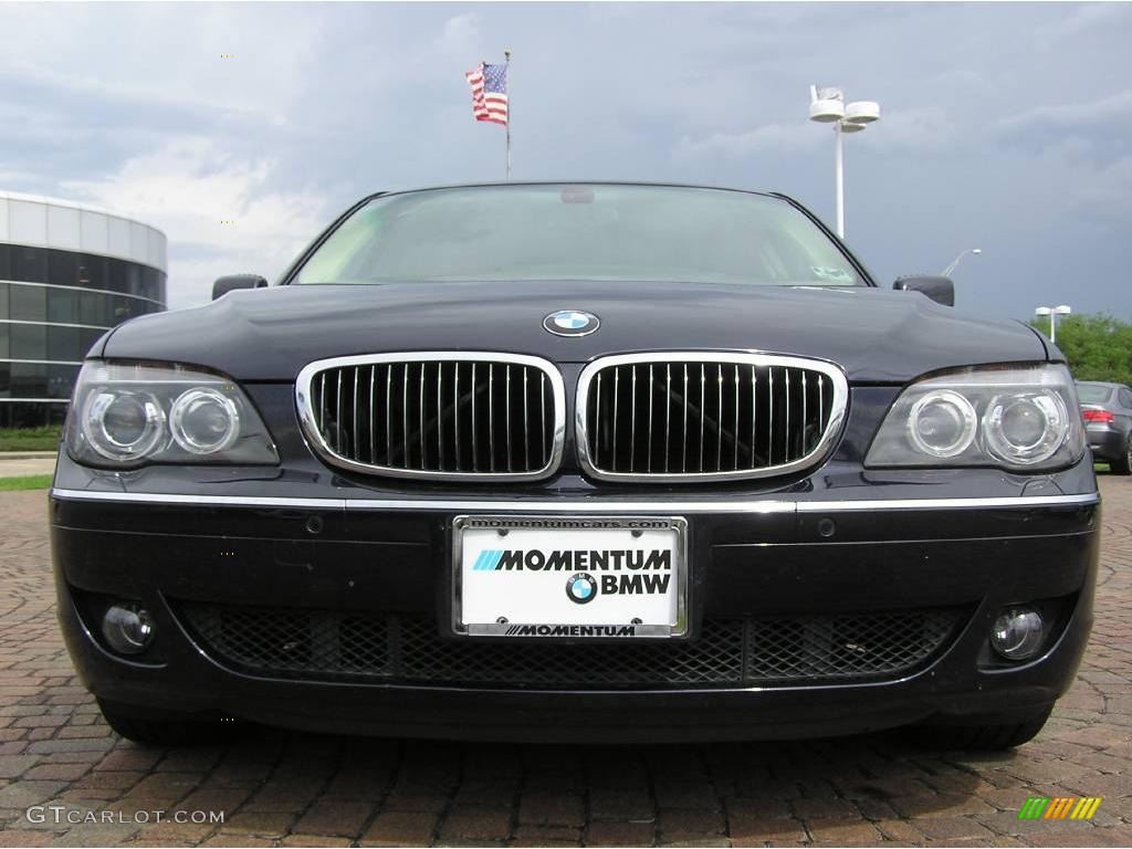 2006 7 Series 750i Sedan - Monaco Blue Metallic / Dark Beige/Beige III photo #8