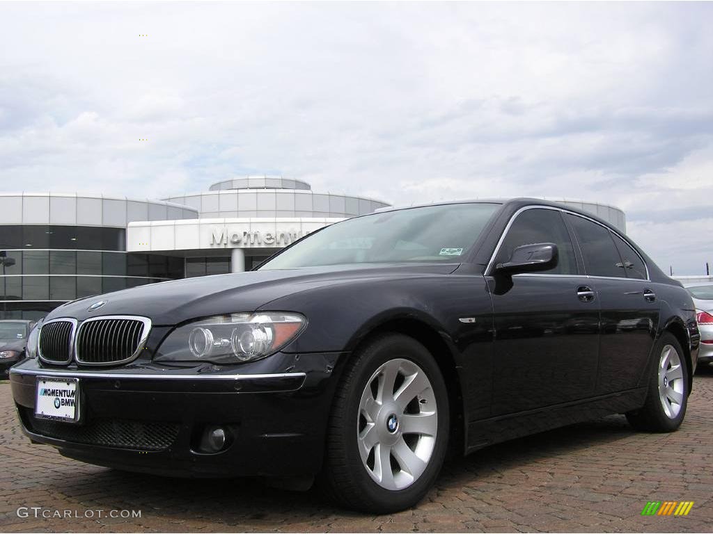 2006 7 Series 750i Sedan - Monaco Blue Metallic / Dark Beige/Beige III photo #9