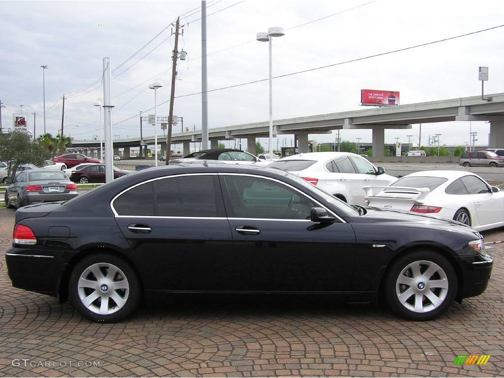2006 7 Series 750i Sedan - Monaco Blue Metallic / Dark Beige/Beige III photo #14