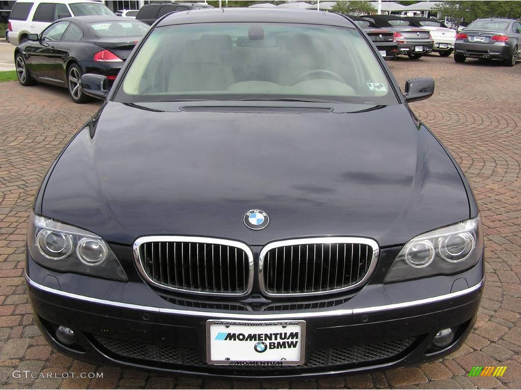 2006 7 Series 750i Sedan - Monaco Blue Metallic / Dark Beige/Beige III photo #16