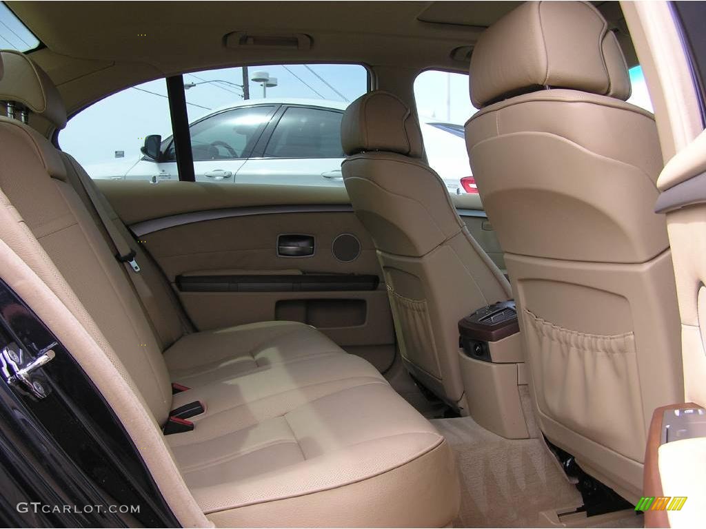 2006 7 Series 750i Sedan - Monaco Blue Metallic / Dark Beige/Beige III photo #19