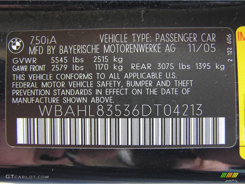 2006 7 Series 750i Sedan - Monaco Blue Metallic / Dark Beige/Beige III photo #33