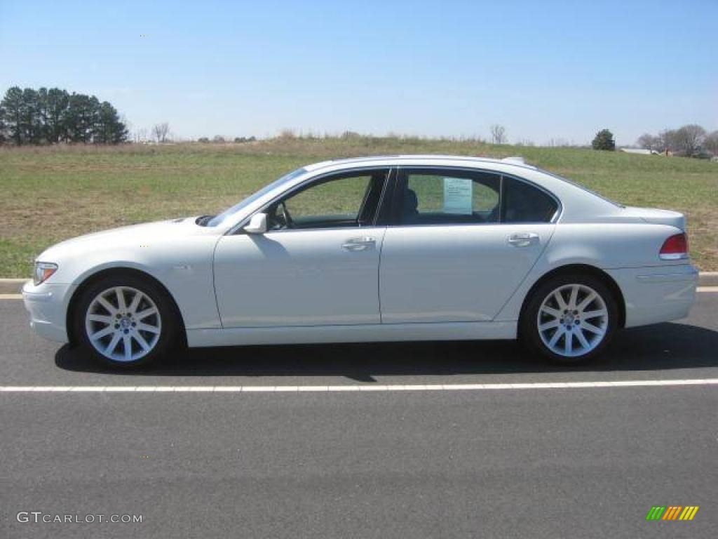 2006 7 Series 750Li Sedan - Alpine White / Basalt Grey/Flannel Grey photo #2