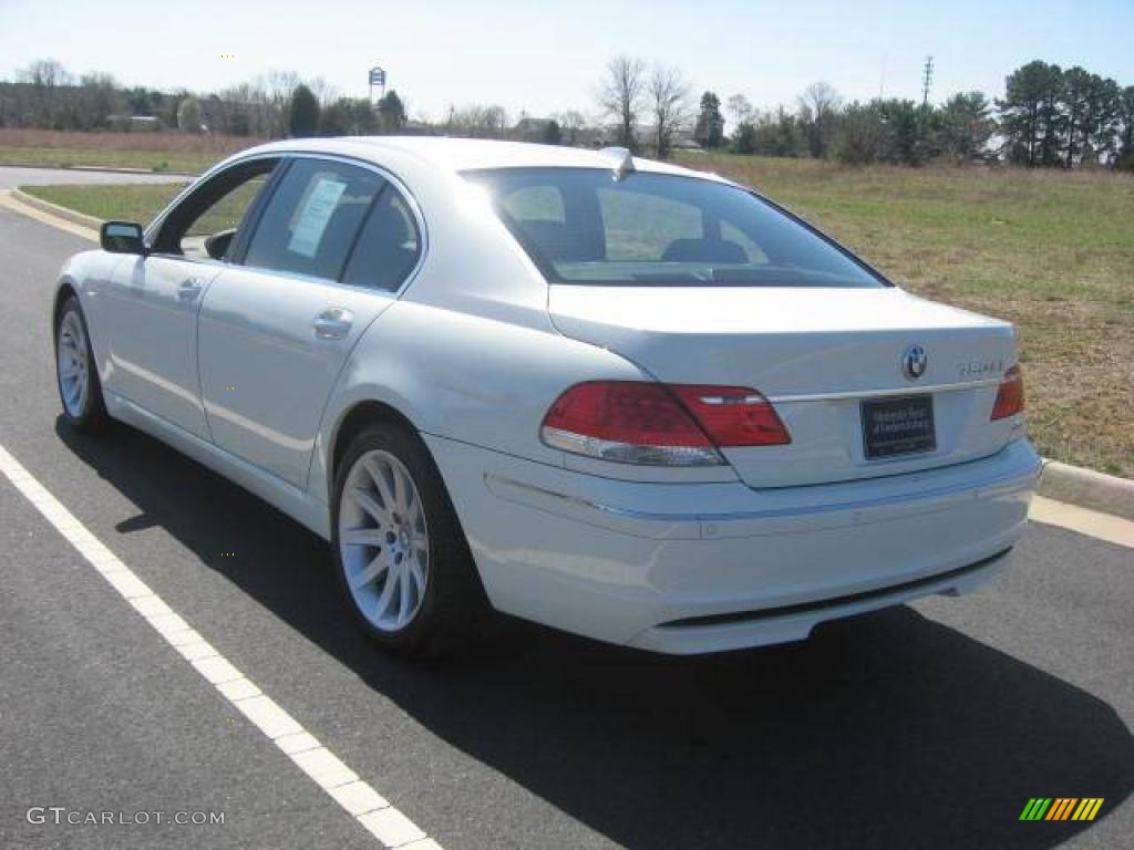 2006 7 Series 750Li Sedan - Alpine White / Basalt Grey/Flannel Grey photo #3