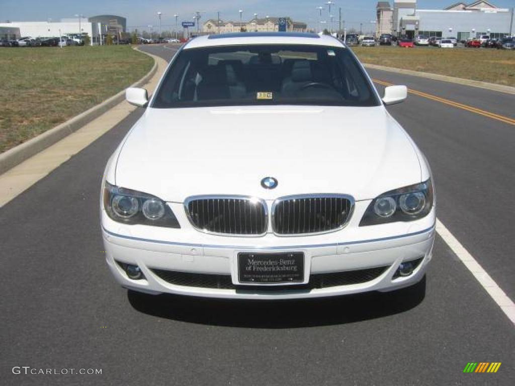 2006 7 Series 750Li Sedan - Alpine White / Basalt Grey/Flannel Grey photo #13