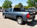 2010 Blue Granite Metallic Chevrolet Silverado 1500 LT Extended Cab 4x4  photo #6