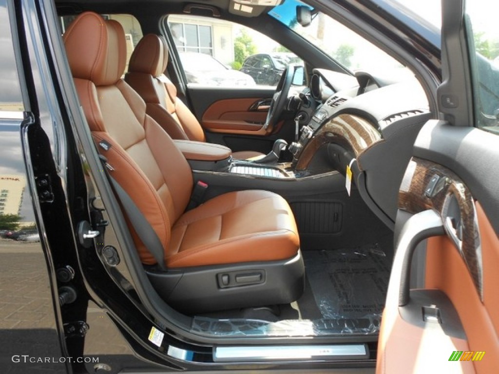 Umber Interior 2012 Acura MDX SH-AWD Advance Photo #65826833