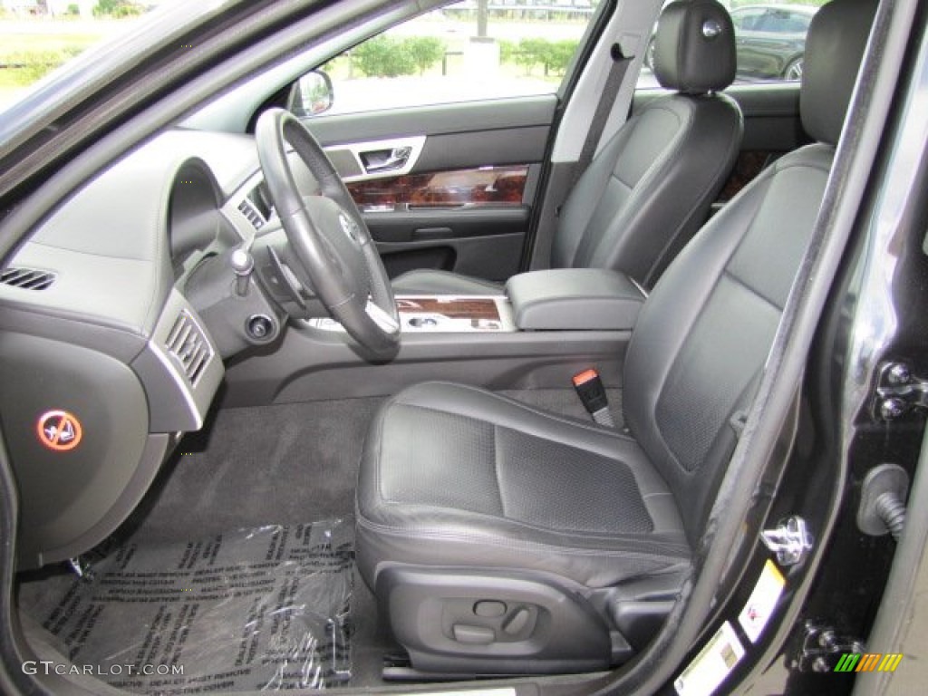 Warm Charcoal Interior 2011 Jaguar XF Premium Sport Sedan Photo #65827103