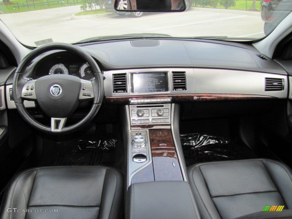 2011 Jaguar XF Premium Sport Sedan Warm Charcoal Dashboard Photo #65827112