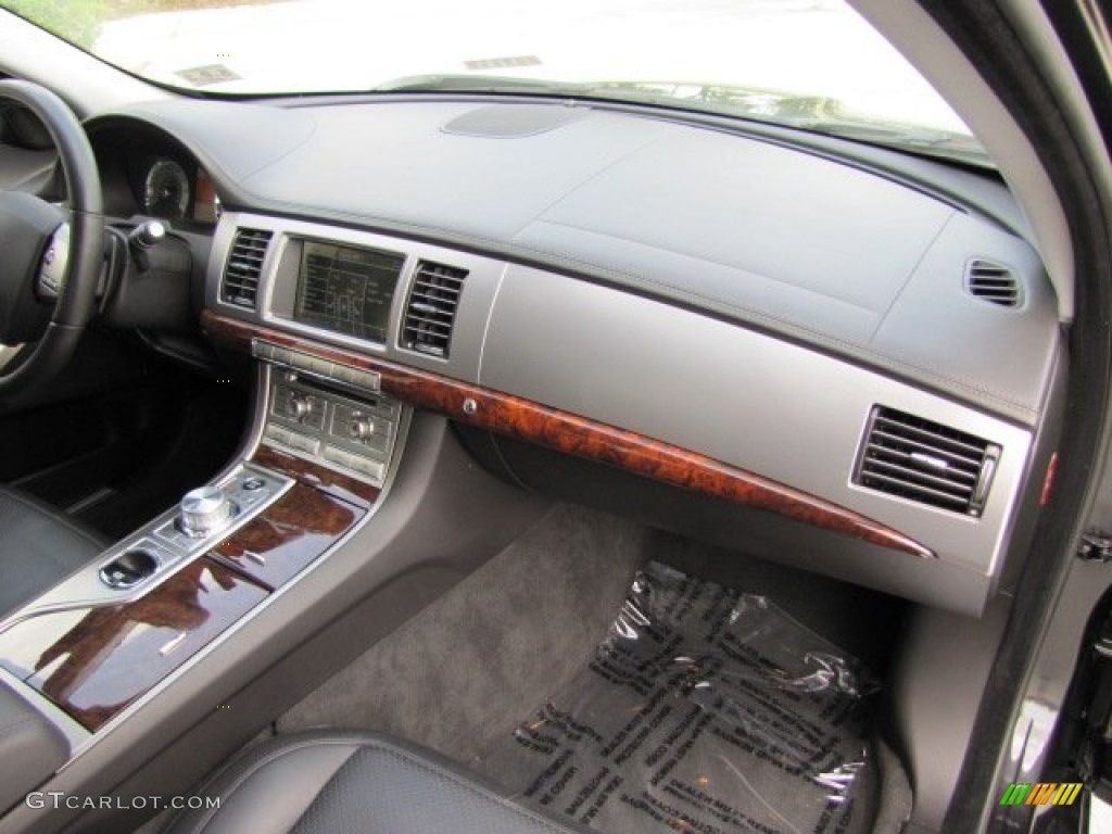 2011 Jaguar XF Premium Sport Sedan Warm Charcoal Dashboard Photo #65827289