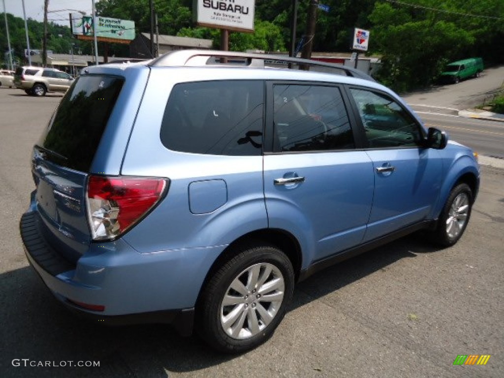 2012 Forester 2.5 X Premium - Ice Blue Metallic / Platinum photo #3