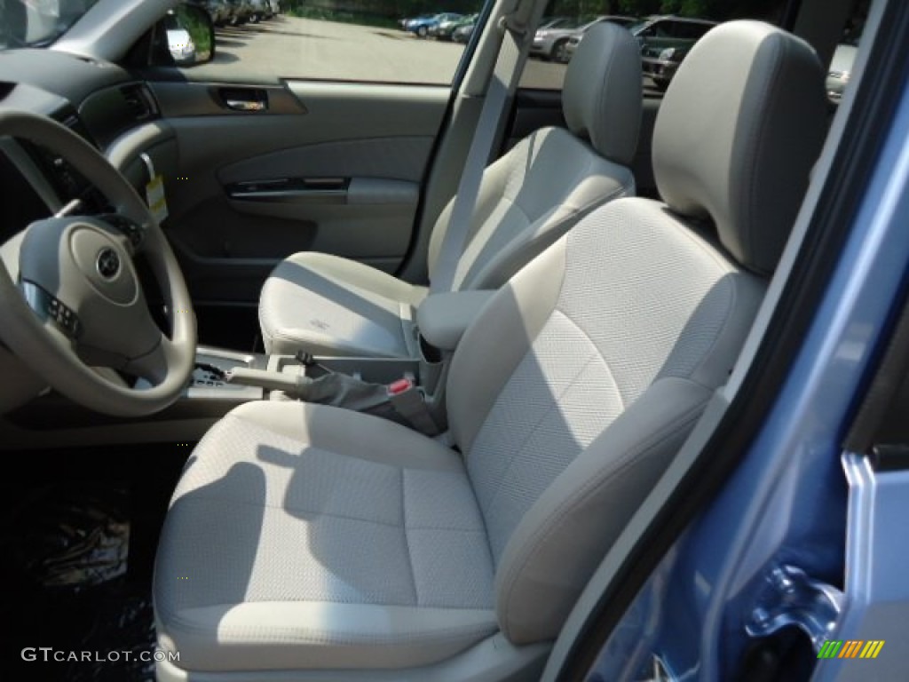 2012 Forester 2.5 X Premium - Ice Blue Metallic / Platinum photo #8