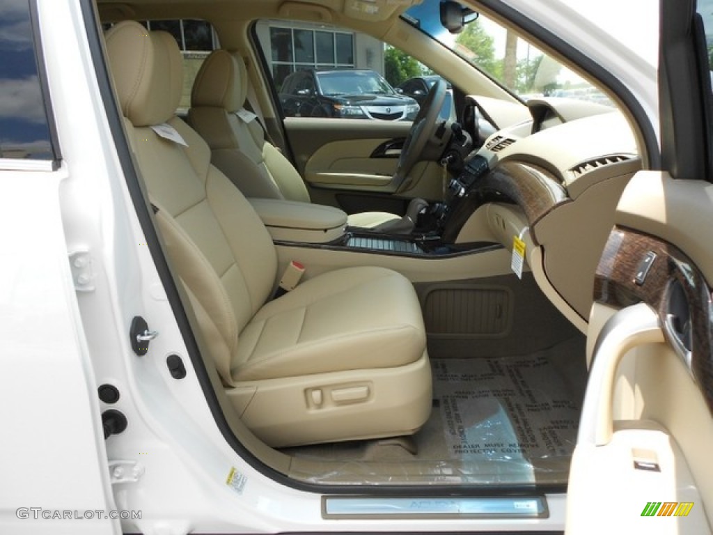 Parchment Interior 2012 Acura MDX SH-AWD Technology Photo #65828495