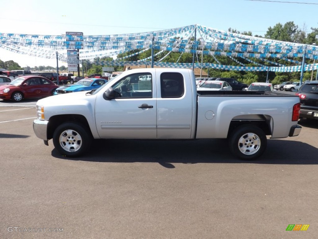 2012 Silverado 1500 LT Extended Cab - Silver Ice Metallic / Ebony photo #2