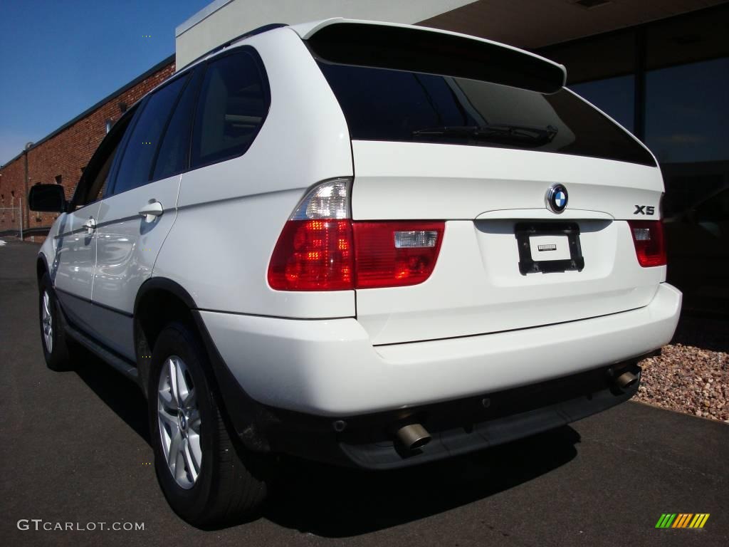 2006 X5 3.0i - Alpine White / Beige photo #3