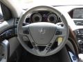 Taupe 2012 Acura MDX SH-AWD Technology Steering Wheel