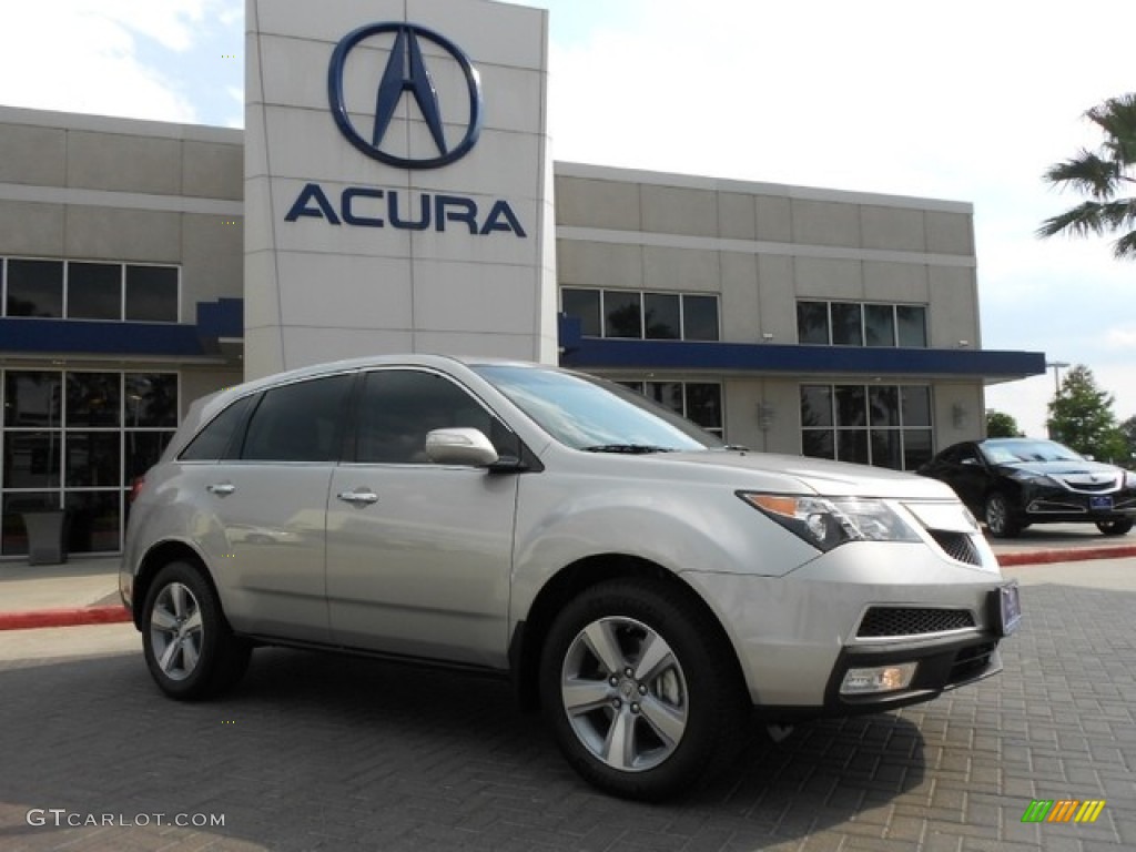 2012 MDX SH-AWD Technology - Palladium Metallic / Ebony photo #1