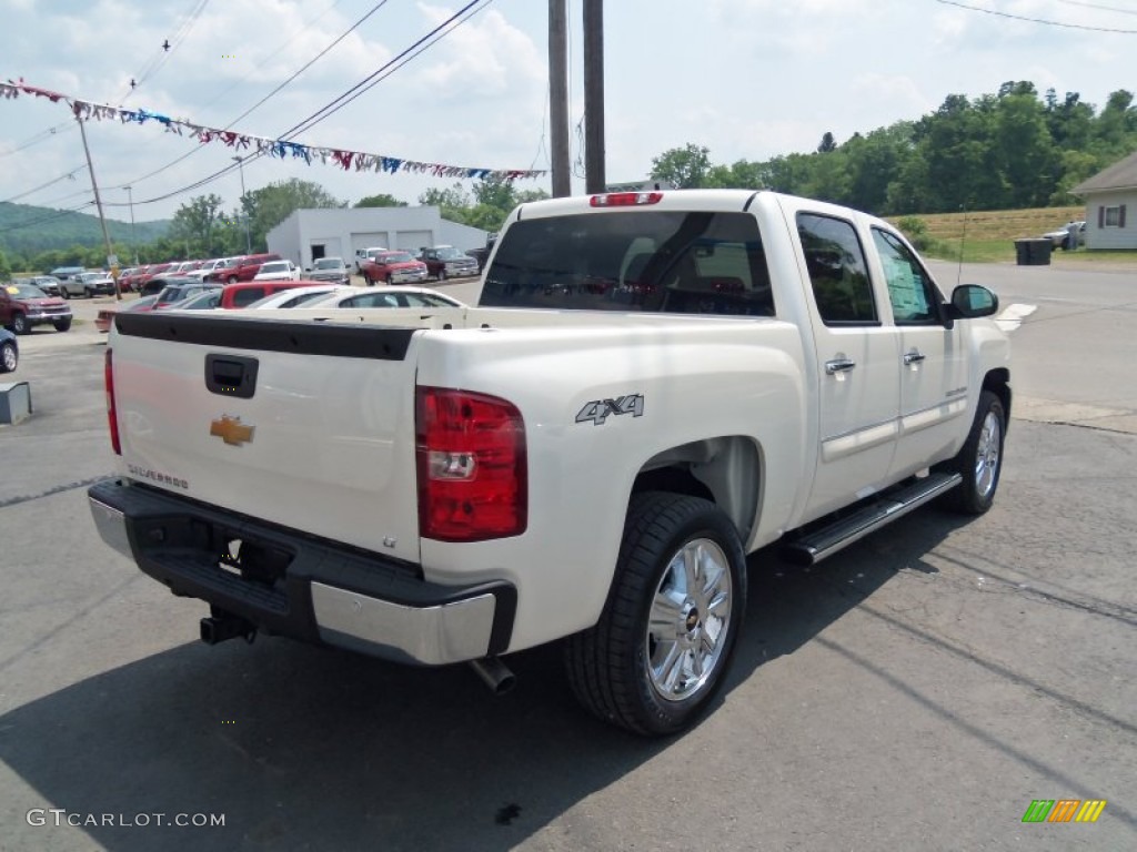 2012 Silverado 1500 LT Crew Cab 4x4 - White Diamond Tricoat / Ebony photo #3