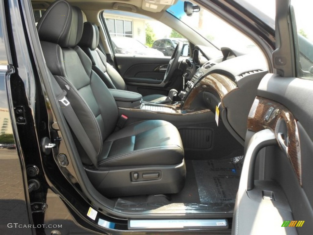 Ebony Interior 2012 Acura MDX SH-AWD Advance Photo #65832881