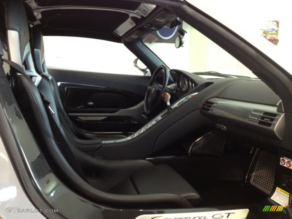Dark Grey Natural Leather Interior 2005 Porsche Carrera GT Standard Carrera GT Model Photo #65833097