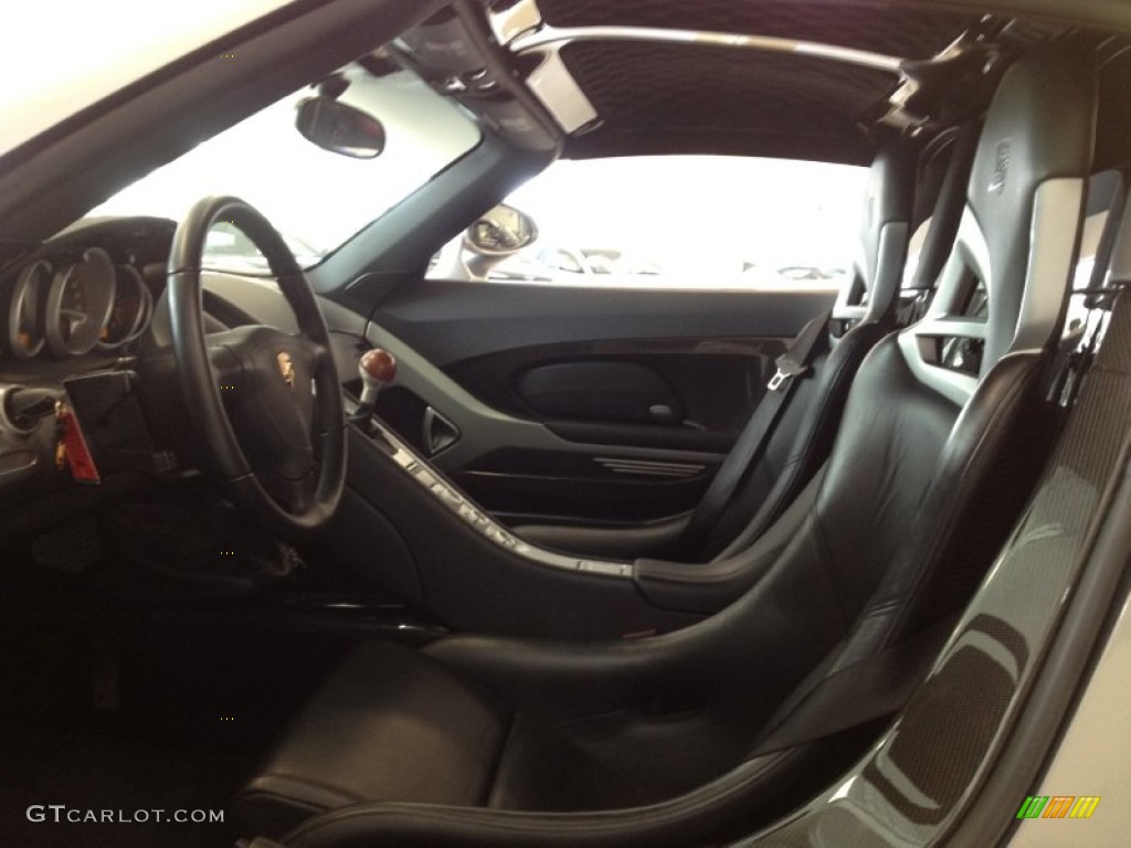 Dark Grey Natural Leather Interior 2005 Porsche Carrera GT Standard Carrera GT Model Photo #65833131