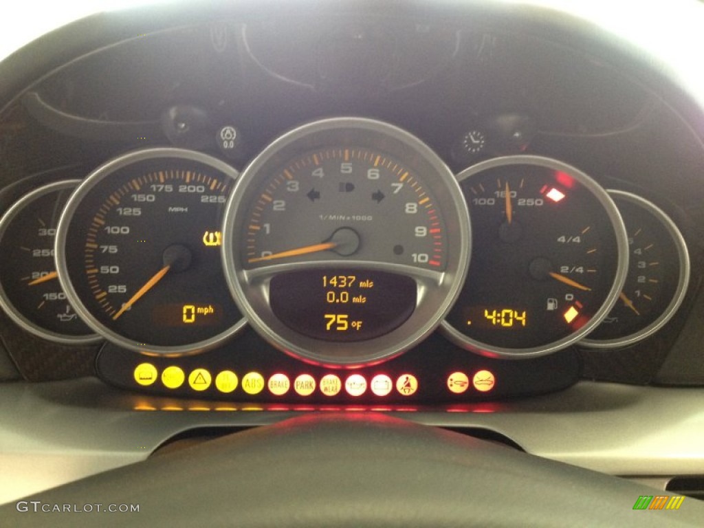 2005 Porsche Carrera GT Standard Carrera GT Model Gauges Photo #65833185