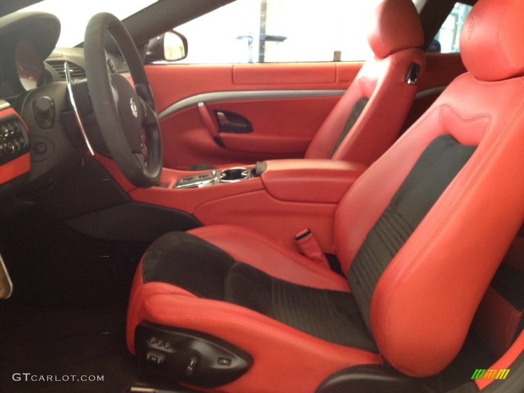 Rosso Corallo Interior 2009 Maserati GranTurismo S Photo #65833401