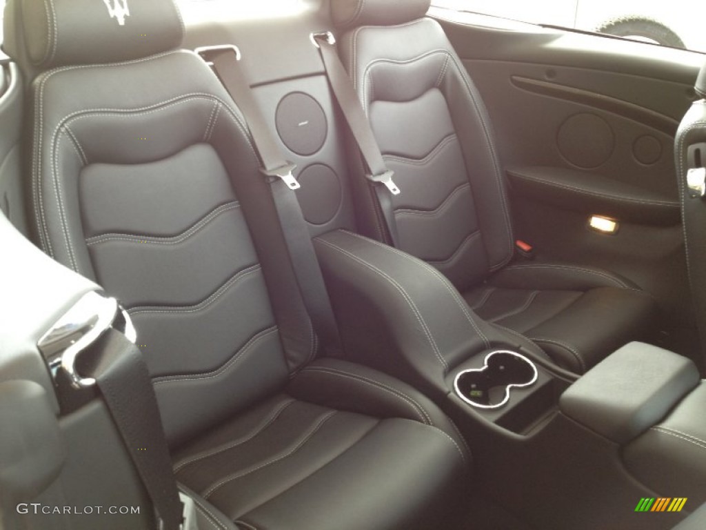 Nero Interior 2012 Maserati GranTurismo Convertible GranCabrio Sport Photo #65833598