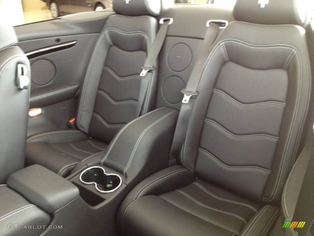 Nero Interior 2012 Maserati GranTurismo Convertible GranCabrio Sport Photo #65833643