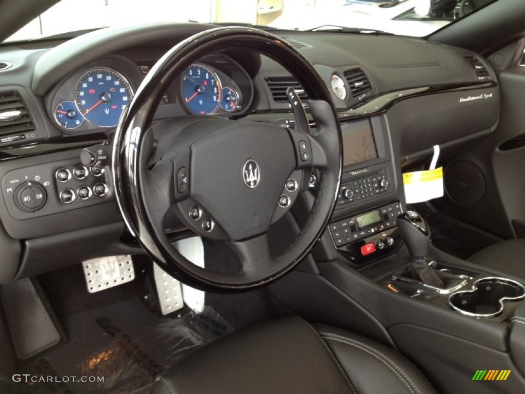 2012 Maserati GranTurismo Convertible GranCabrio Sport Nero Dashboard Photo #65833661