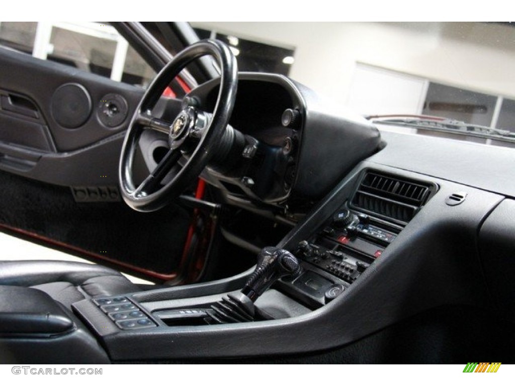 1987 Porsche 928 S4 Black Dashboard Photo #65834447