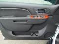 Ebony 2012 Chevrolet Suburban LTZ Door Panel