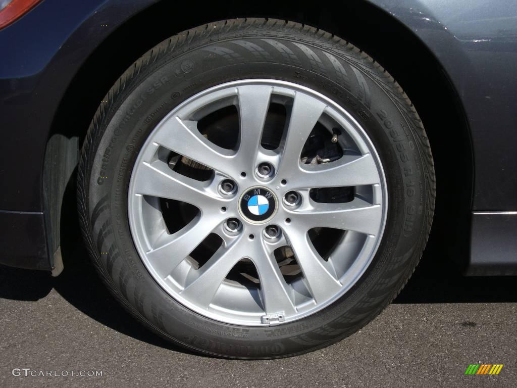 2007 3 Series 328xi Sedan - Sparkling Graphite Metallic / Black photo #7