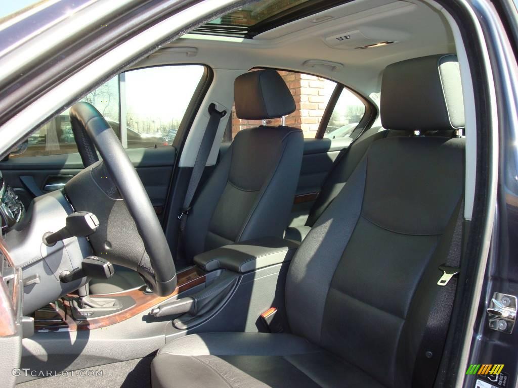 2007 3 Series 328xi Sedan - Sparkling Graphite Metallic / Black photo #8